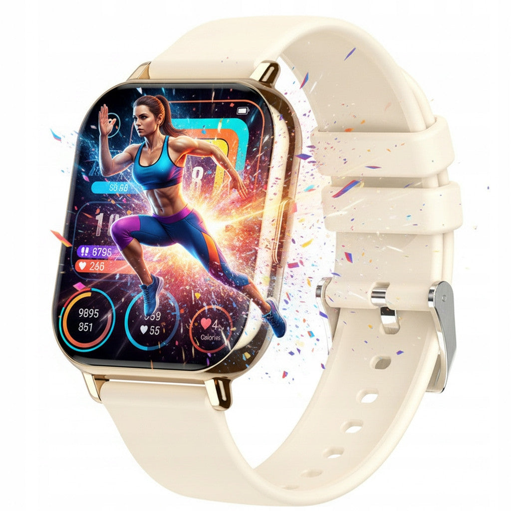 Modern Smartwatch with Conversations | Notifications + Activity | Android | and Packaging status original