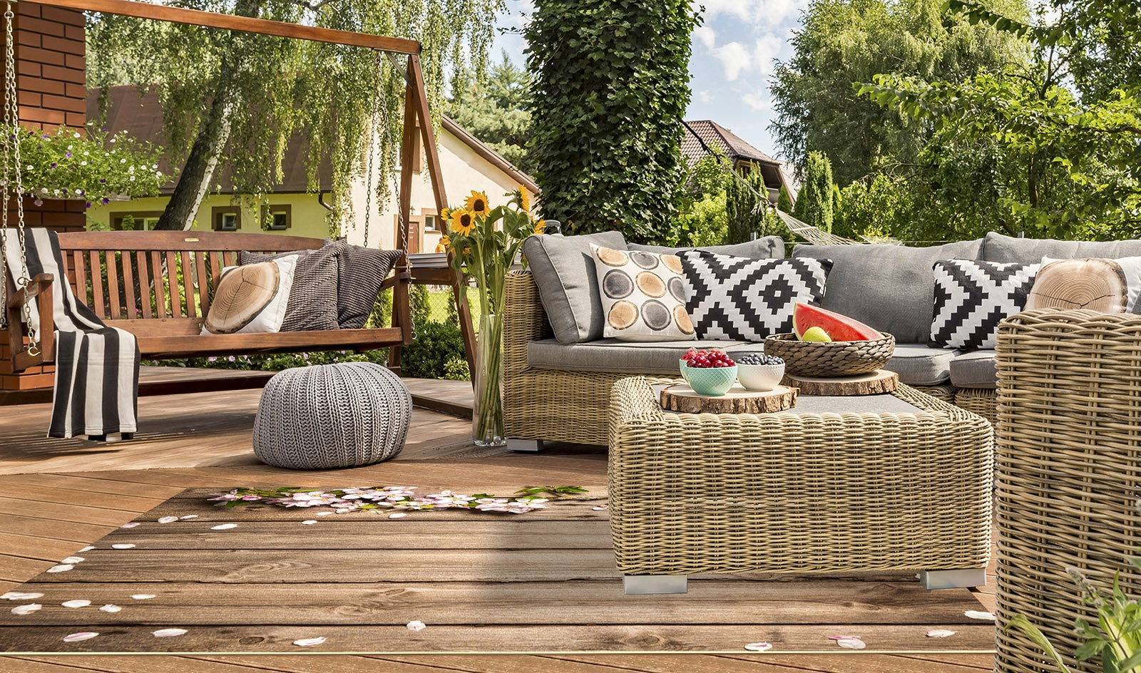 Modern Vinyl Rug Board Flowers to Size Brand matoMAT