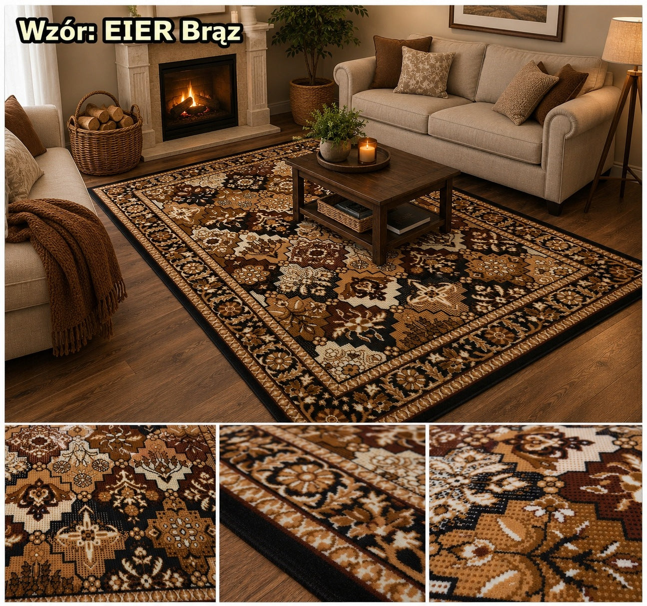 Modern Woven Carpet 300x400 Shiraz for Living Room Various Designs and Colors Manufacturer code Alfa