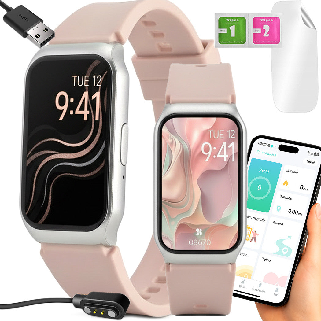 Modern smartwatch for women - notifications, pulse, steps, Bluetooth