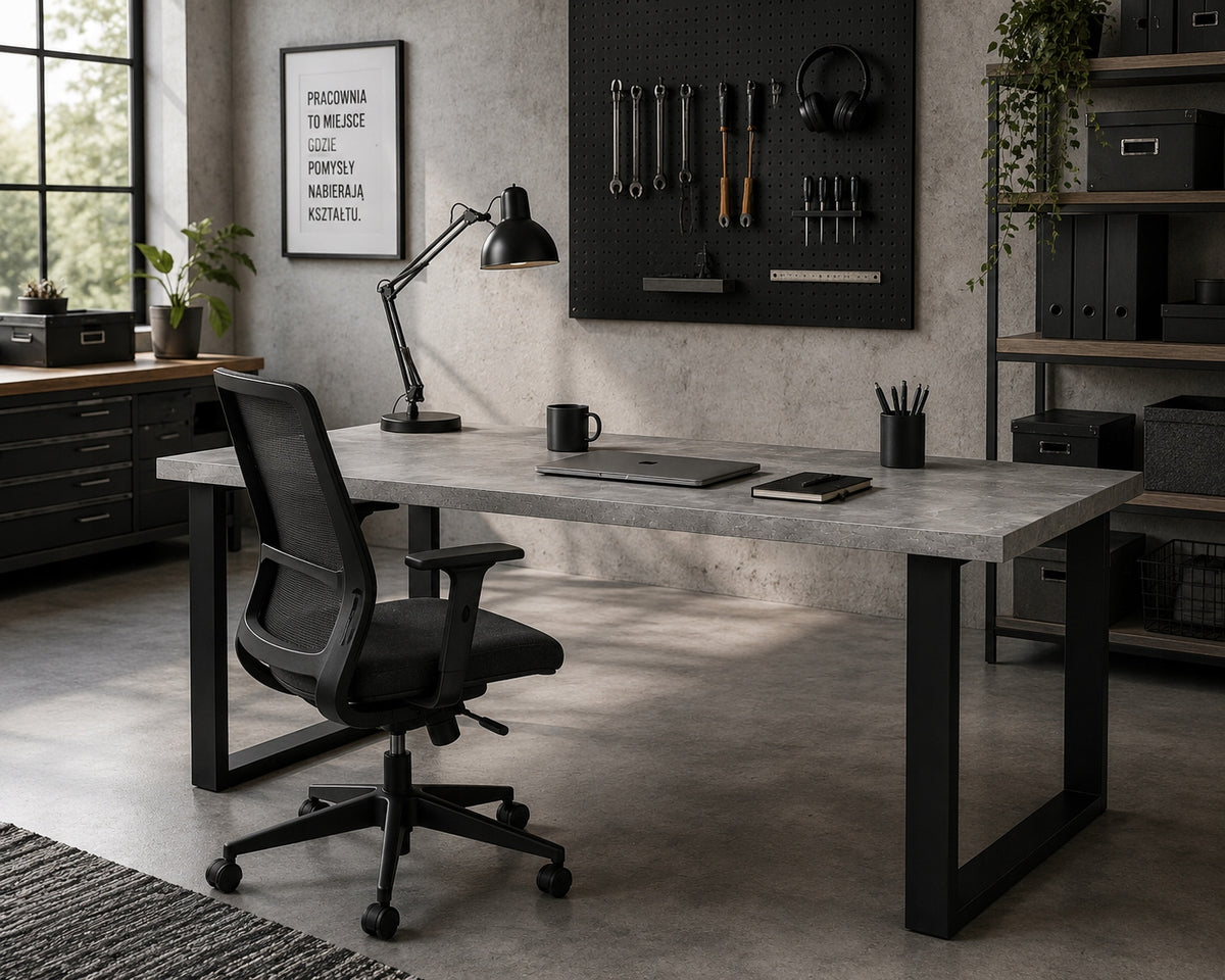 Modern solid desk 60x120 for office computer loft minimalist Manufacturer code ribes