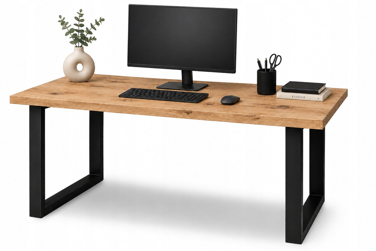 Modern solid desk 60x120 for office computer loft minimalist