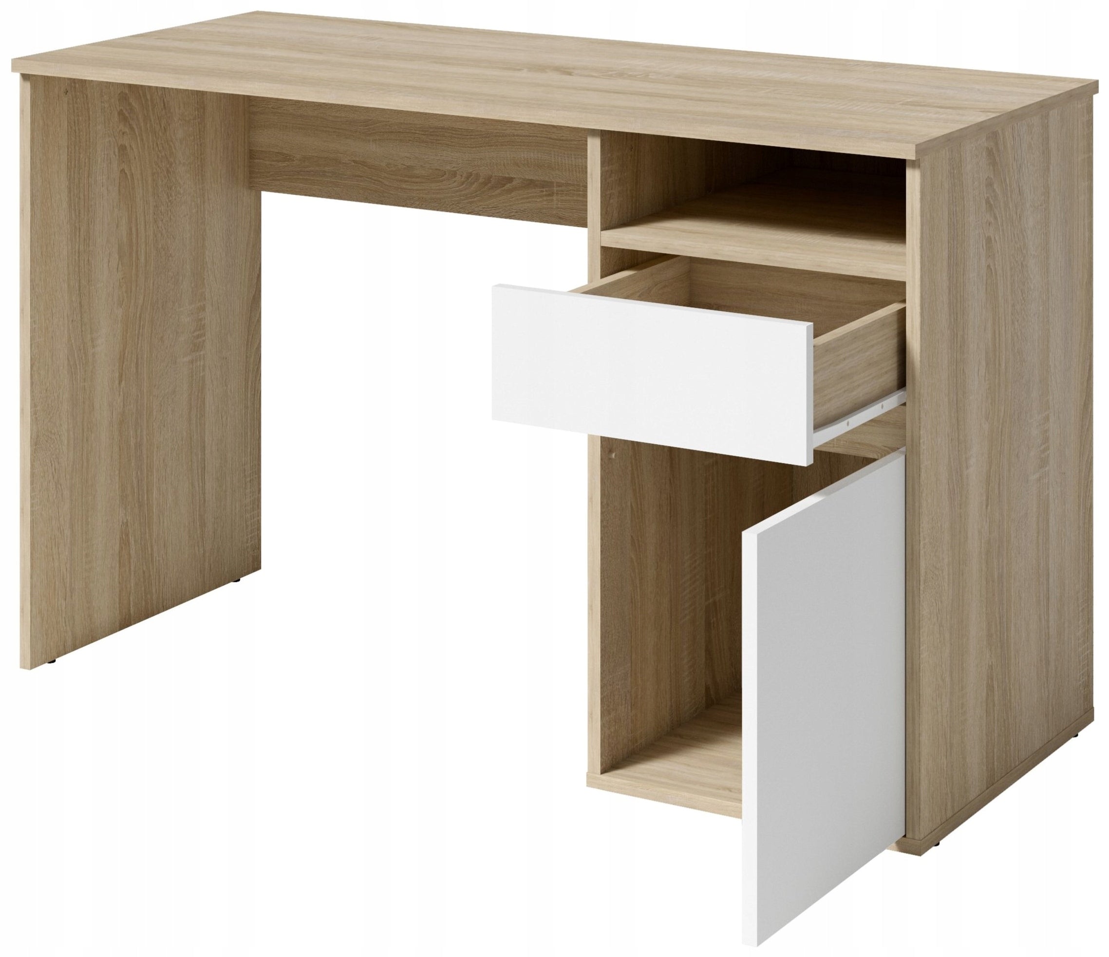 Modern youth desk with drawer 120 cm BILLY sonoma oak EAN (GTIN) 5903736249291