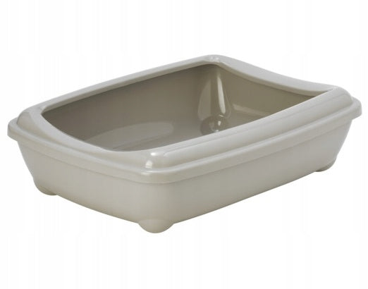 Moderna | Small litter box with frame | 42x31x13cm - Warm grey Color gray