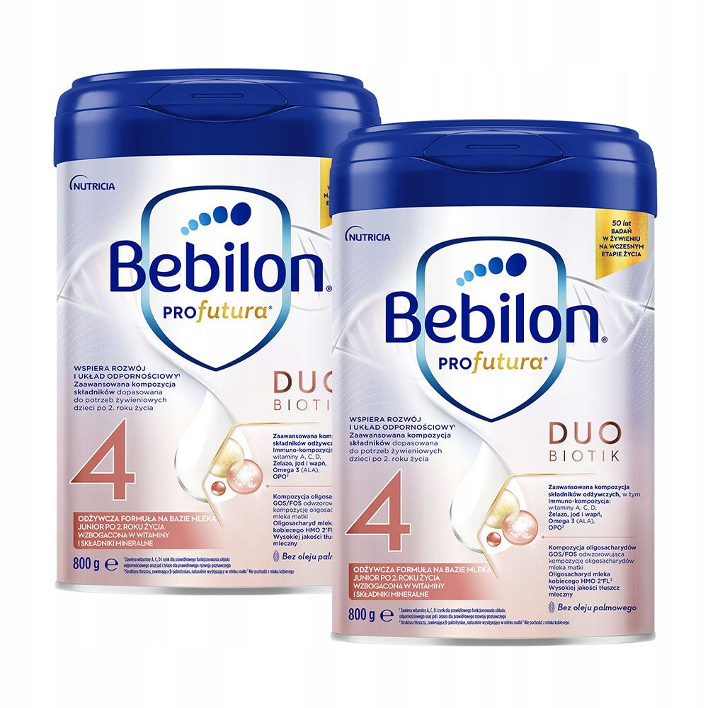 Modified milk Bebilon Profutura 4 after 2 years of age Set of 2x800g