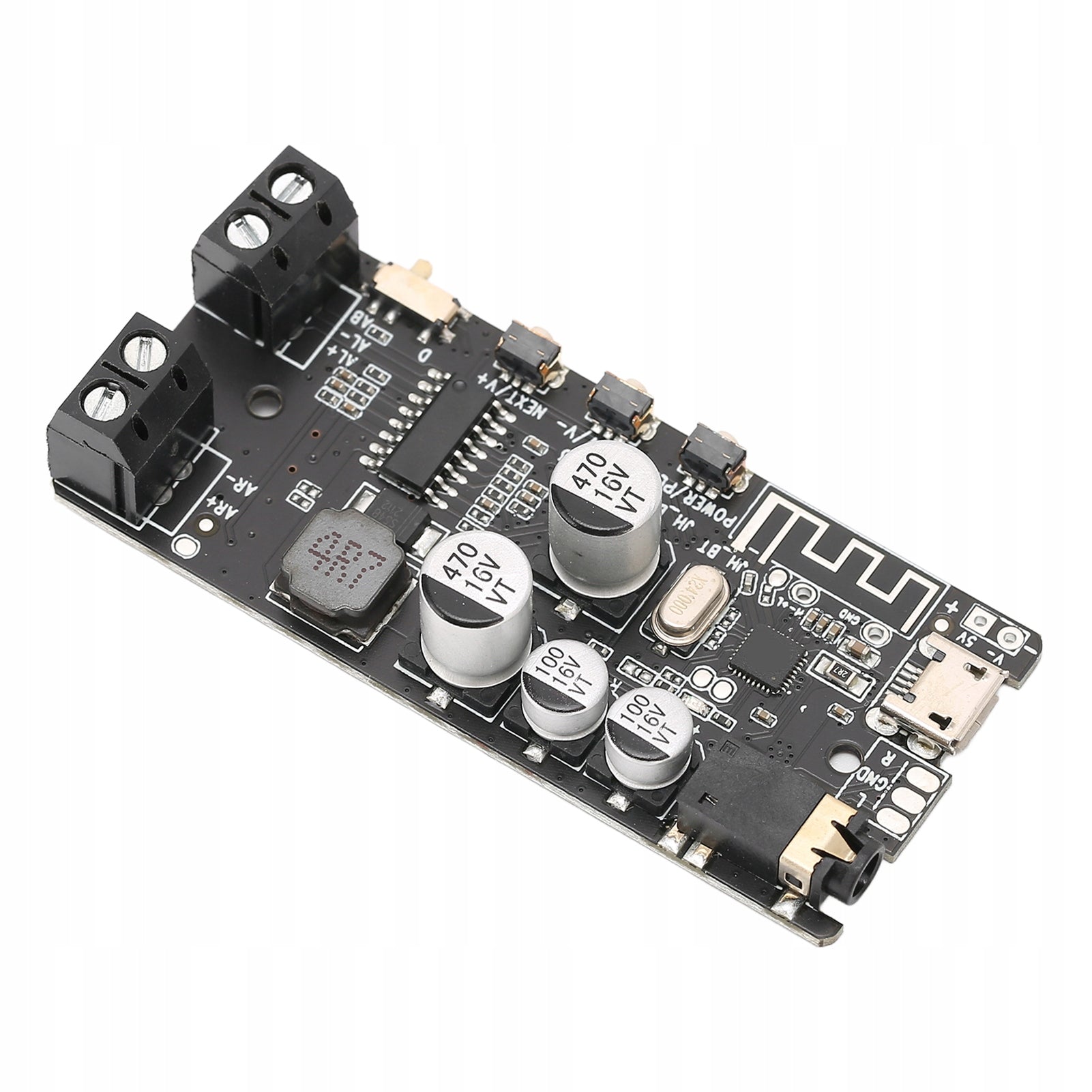 Modu Bluetooth Receiver DIY Stereo 2x5W Bluetooth 5.0 Amplifier With 5M