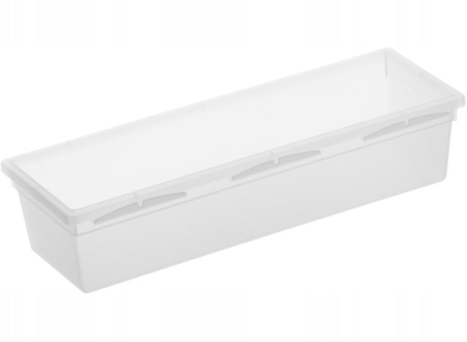 Modular Drawer Organizer 38x8 cm Transparent Accessory Container EAN (GTIN) 7610859058348