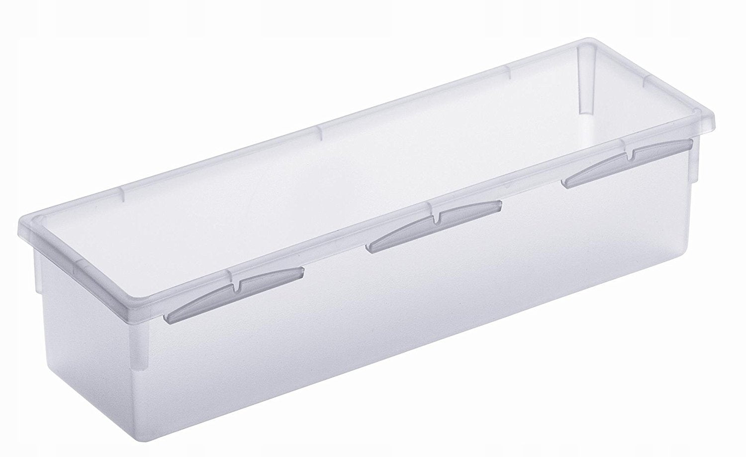Modular Drawer Organizer 38x8 cm Transparent Accessory Container