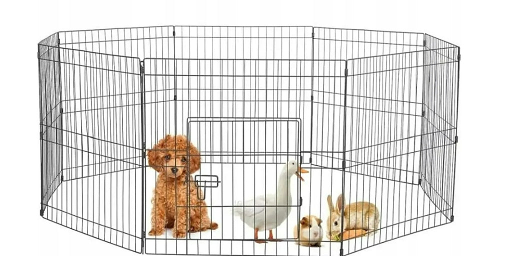 Modular Rabbit Cat Playpen Cage Catwalk 76 X 61 cm Length 61 cm