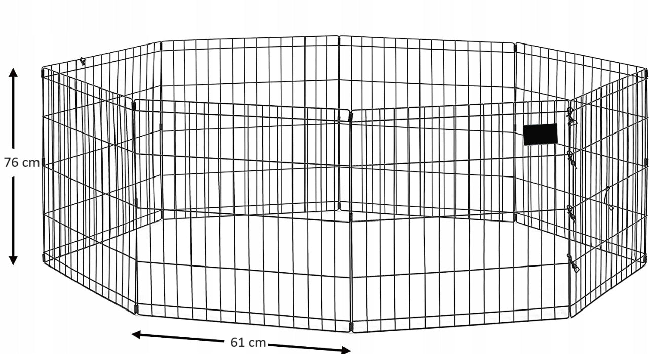 Modular Rabbit Cat Playpen Cage Catwalk 76 X 61 cm Manufacturer code Kojec dla psa kota Królika