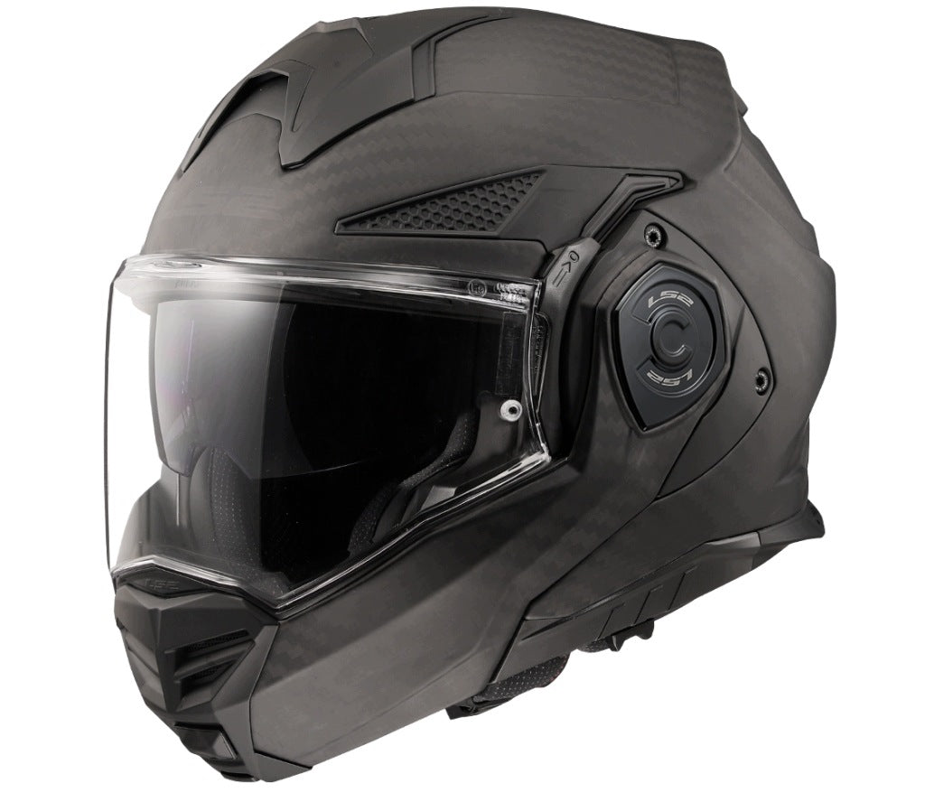 Modular motorcycle helmet LS2 FF901 Advant X 100% Carbon Solid XL