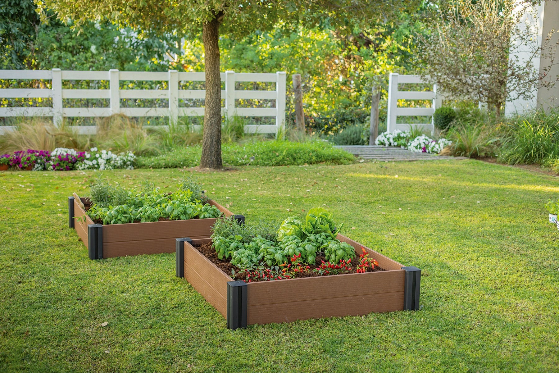 Modular planter KETER Vista 252530 Brown Length 1.21 m