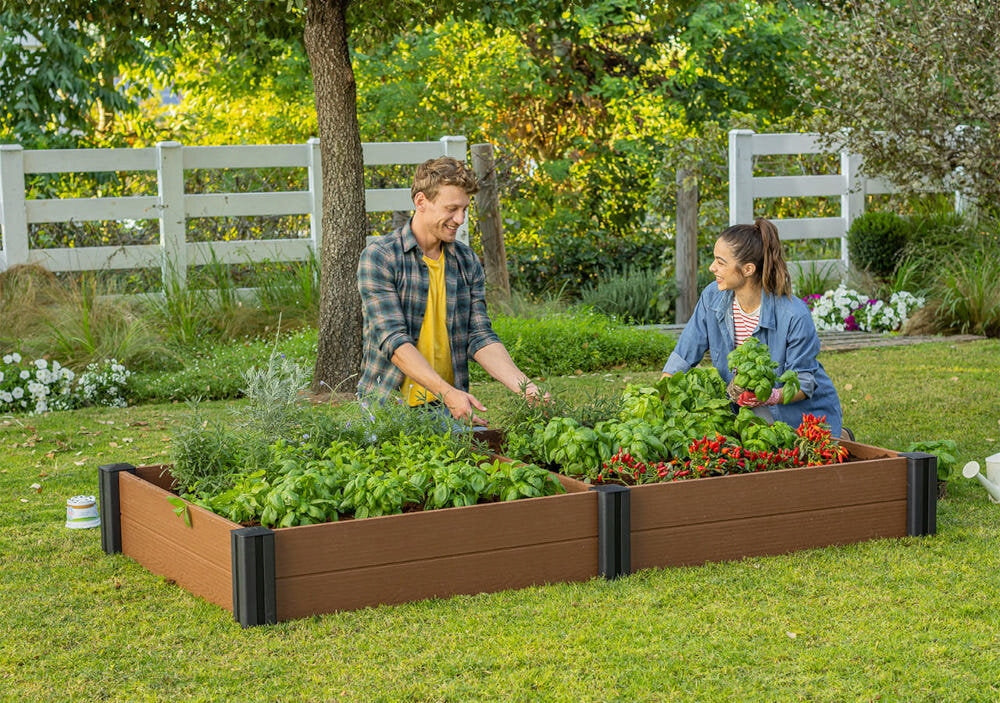 Modular planter KETER Vista 252530 Brown Product height 27 cm