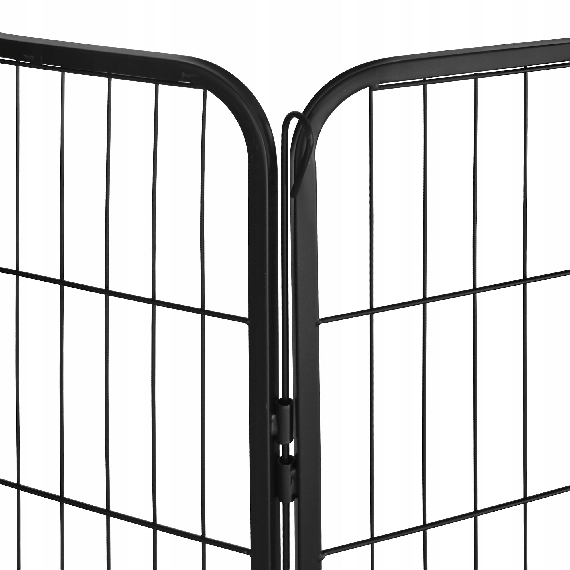 Modular rabbit dog playpen steel enclosure catwalk 8 panels L Rebel Kind playpen