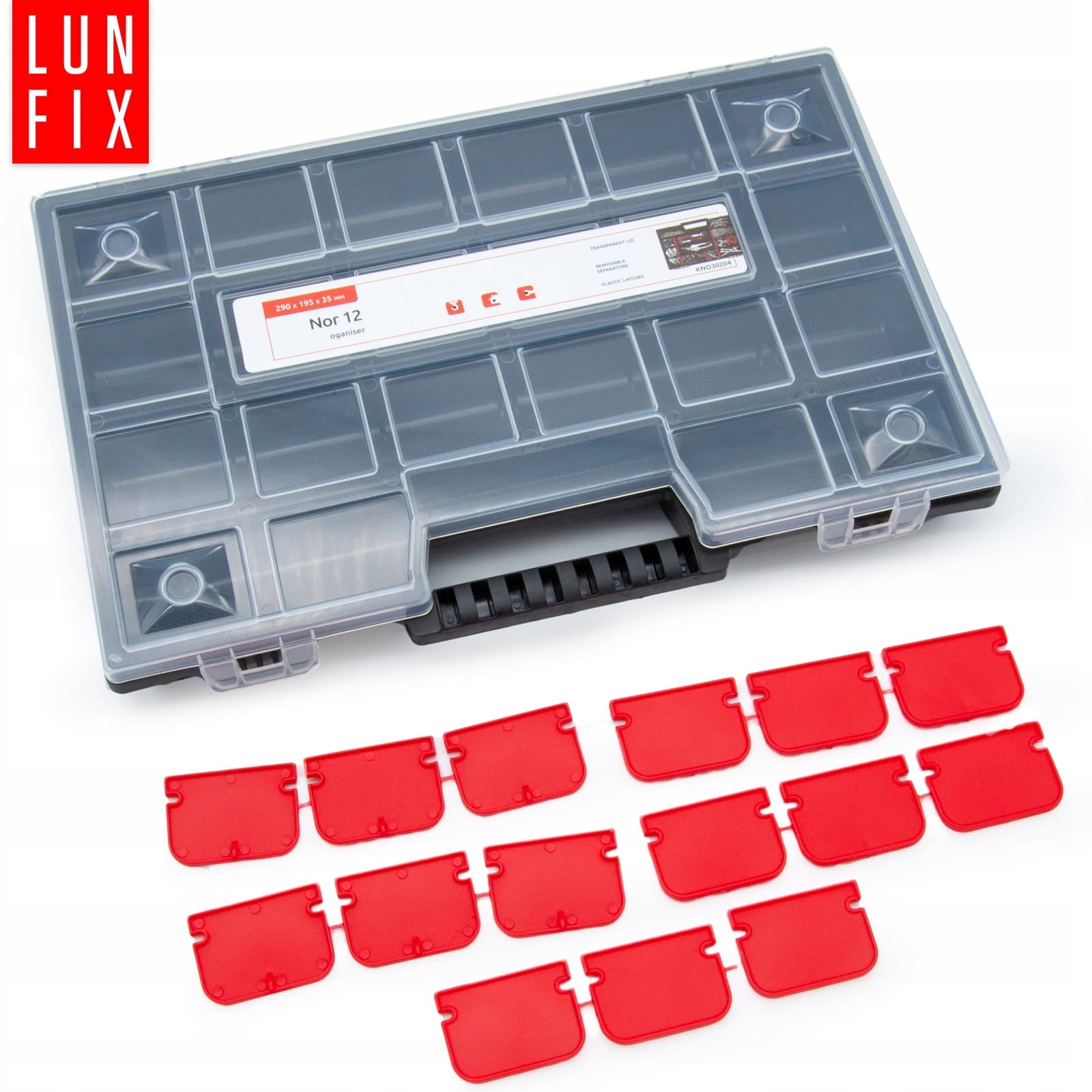 Modular workshop organizer 30x20 suitcase 23 tool chambers small Manufacturer code ON-30204-LF