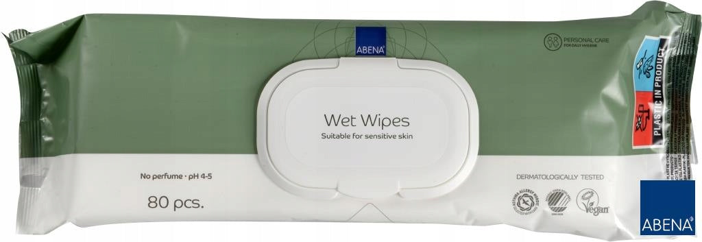 Moist wet wipes large 20x27 cm 80 pcs
