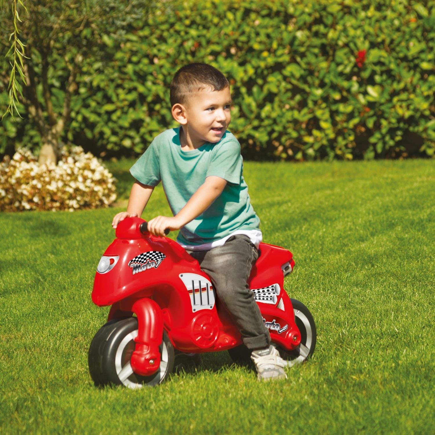 Balansinis motociklas Dolu My Firsy Moto Racer Motorbike, raudonas