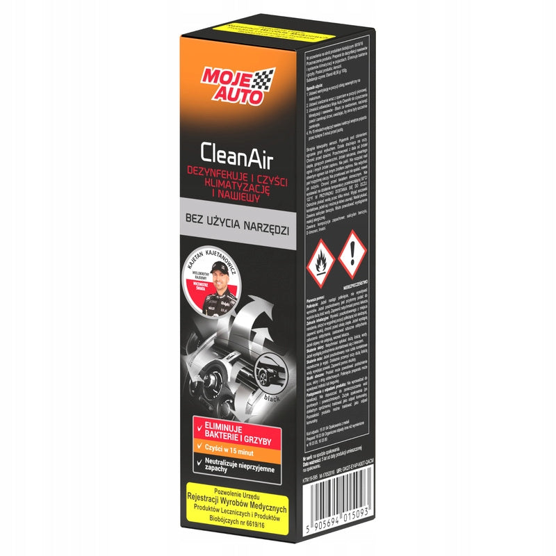 Moje Auto air conditioning freshener fragrance Black 150ml