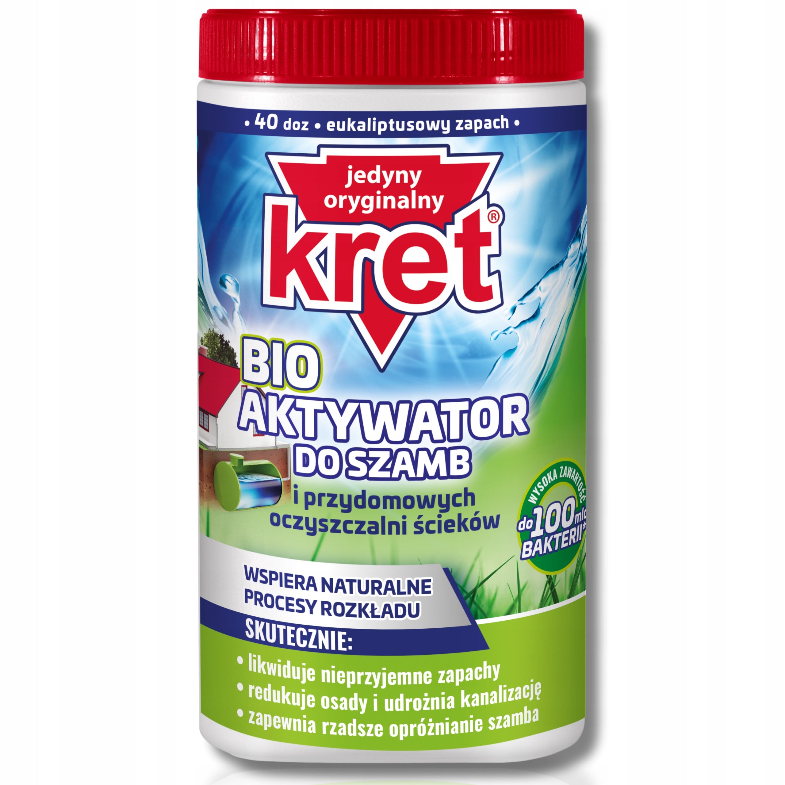 Mole Activator Bacteria for Septic Tank and Household Treatment Plant Fats 1kg