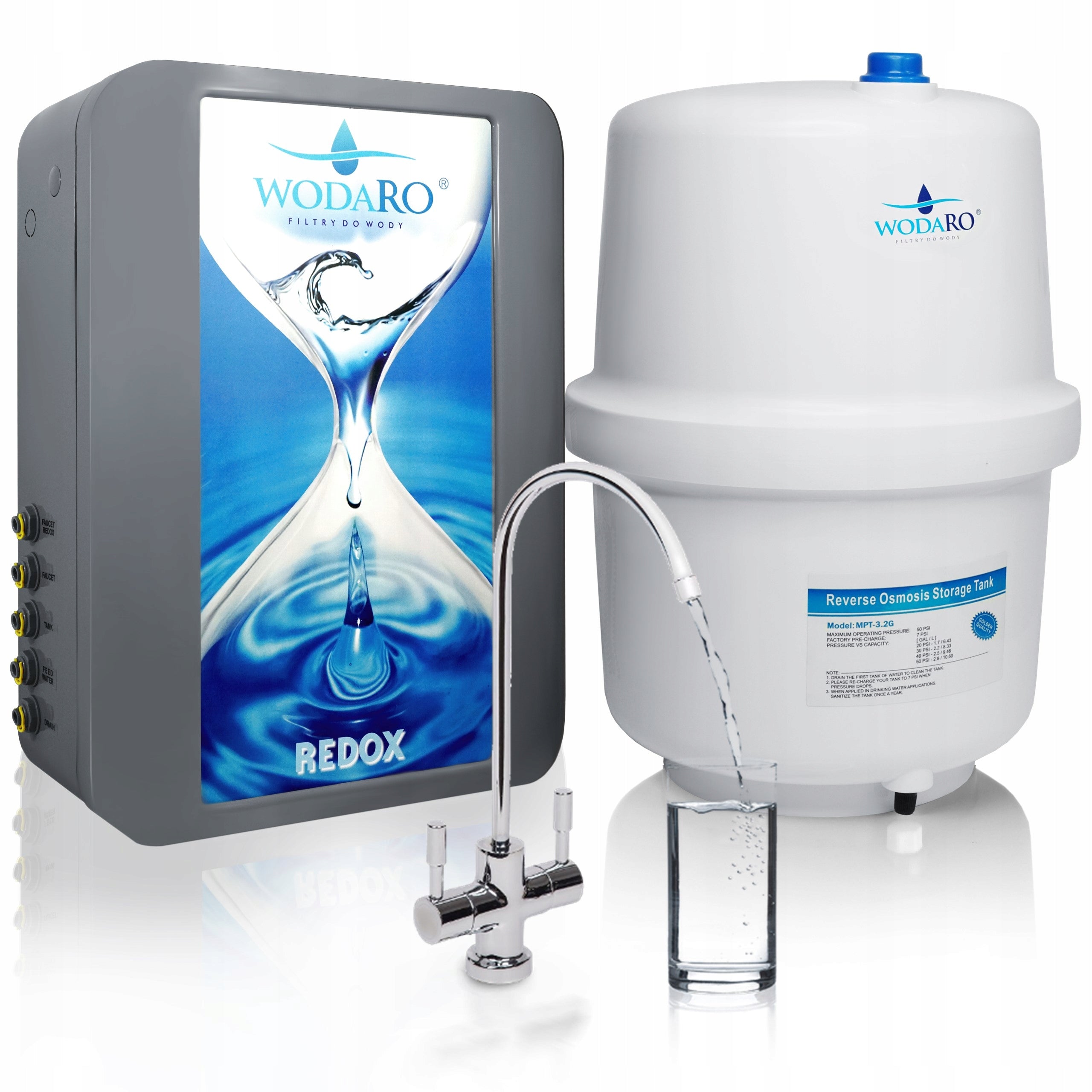 Molecular Water Structurer REDOX WODARO Reverse Osmosis ALKALIZER
