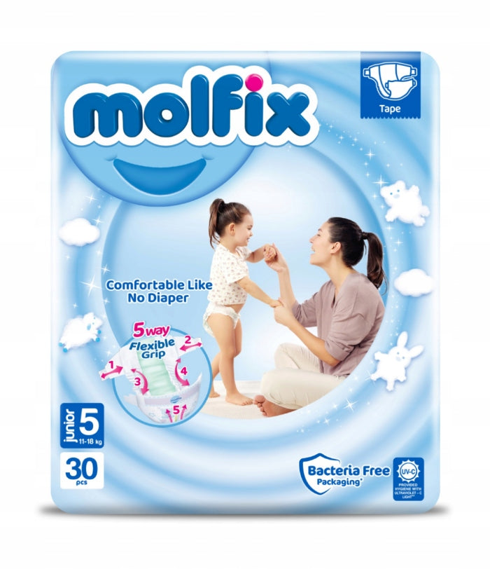 Molfix - disposable diapers Junior 5 - 11-18kg 30pcs