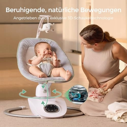 Momcozy CocoSway Smart Electric Swing Packaging status original