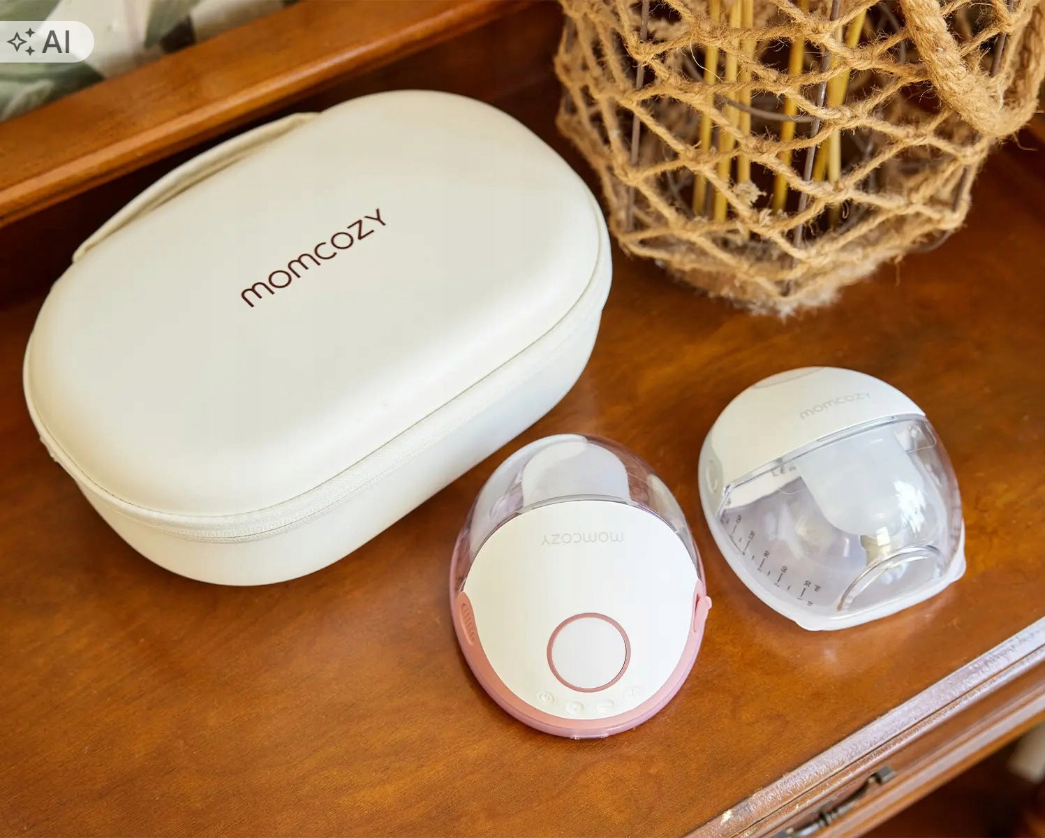 Momcozy M6 Double Red Breast Pump 180ml Medical device no