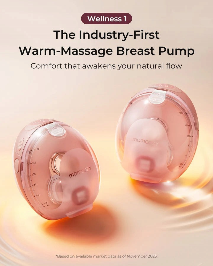 Momcozy Wellness 1 Breast Pump with Warm Massage Medical device no