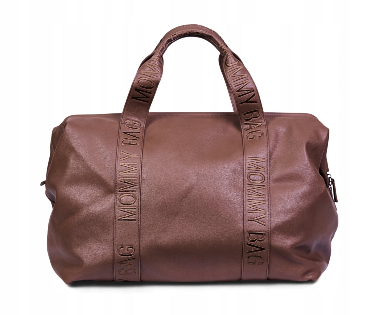 Mommy Bag Signature Vegan Leather Dark Brown