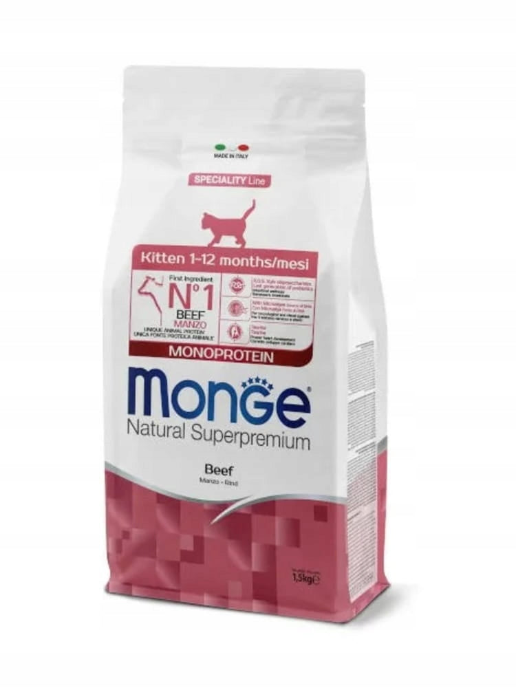 Monge Cat Kitten BEEF 1,5kg