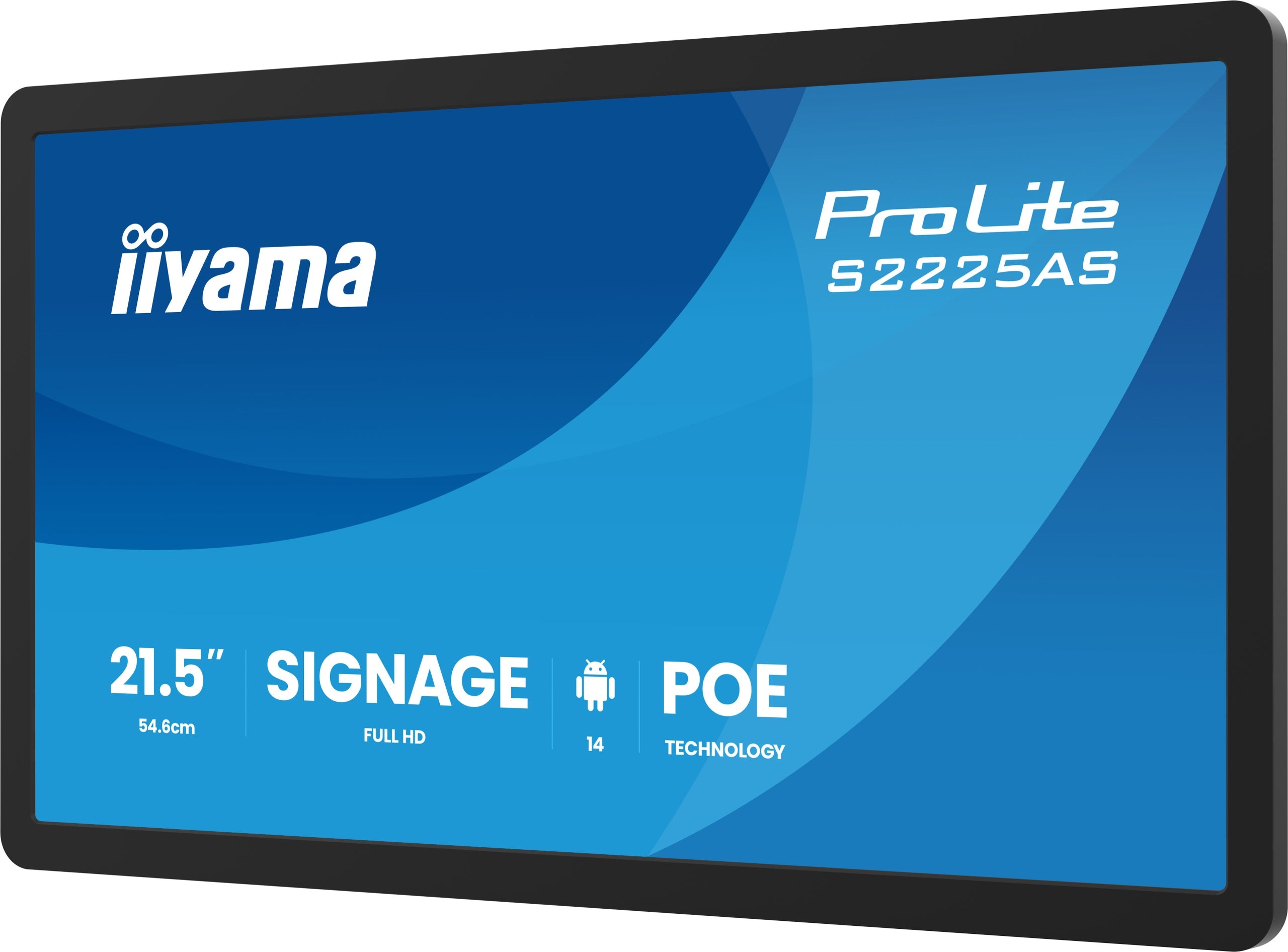 Monitor 22" iiyama ProLite S2225AS-B1P Digital Signage FHD IPS LED Android Manufacturer code S2225AS-B1P