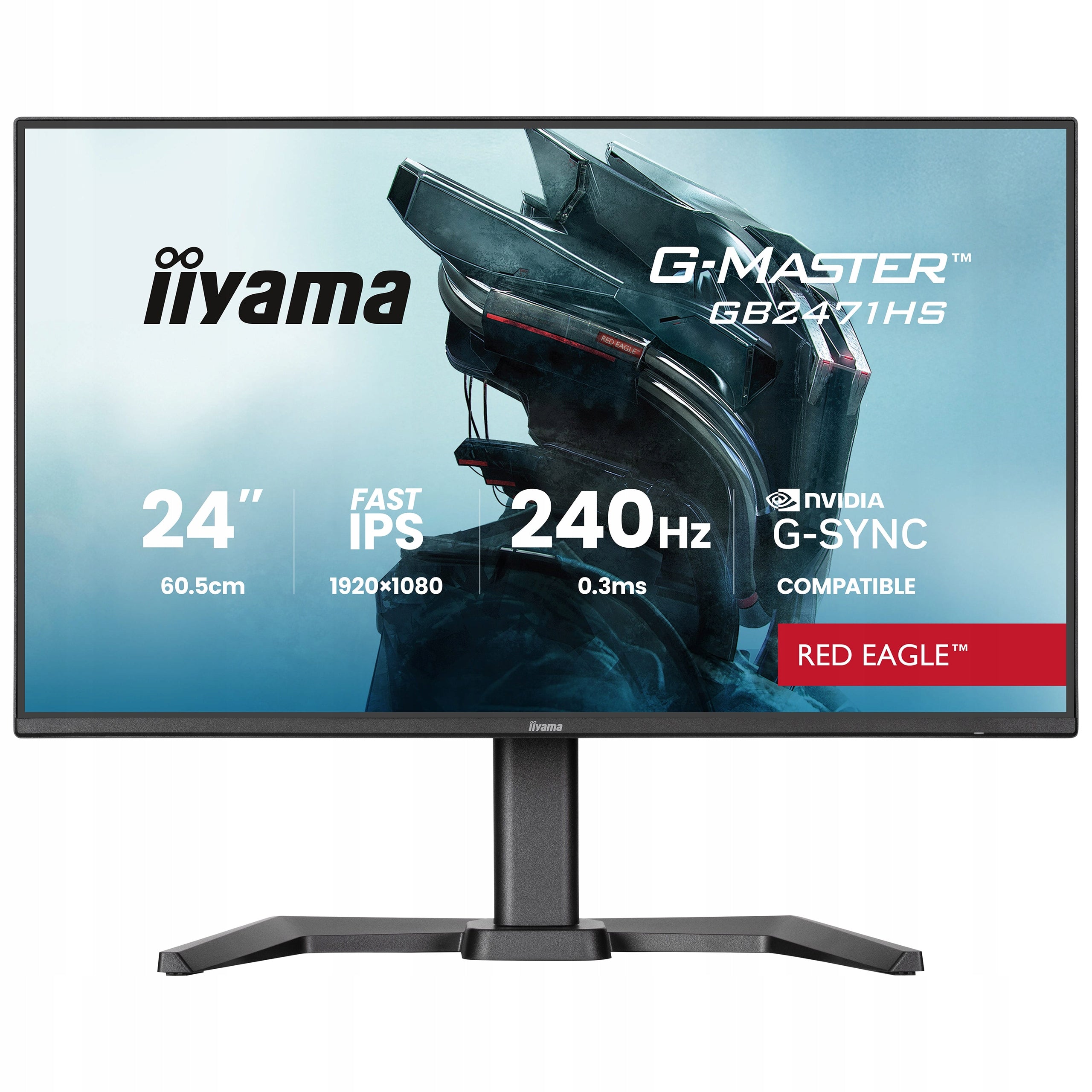 Monitor 24 iiyama G-Master GB2471HS-B1 FHD IPS LED 240Hz 0.3ms HDMI PIVOT