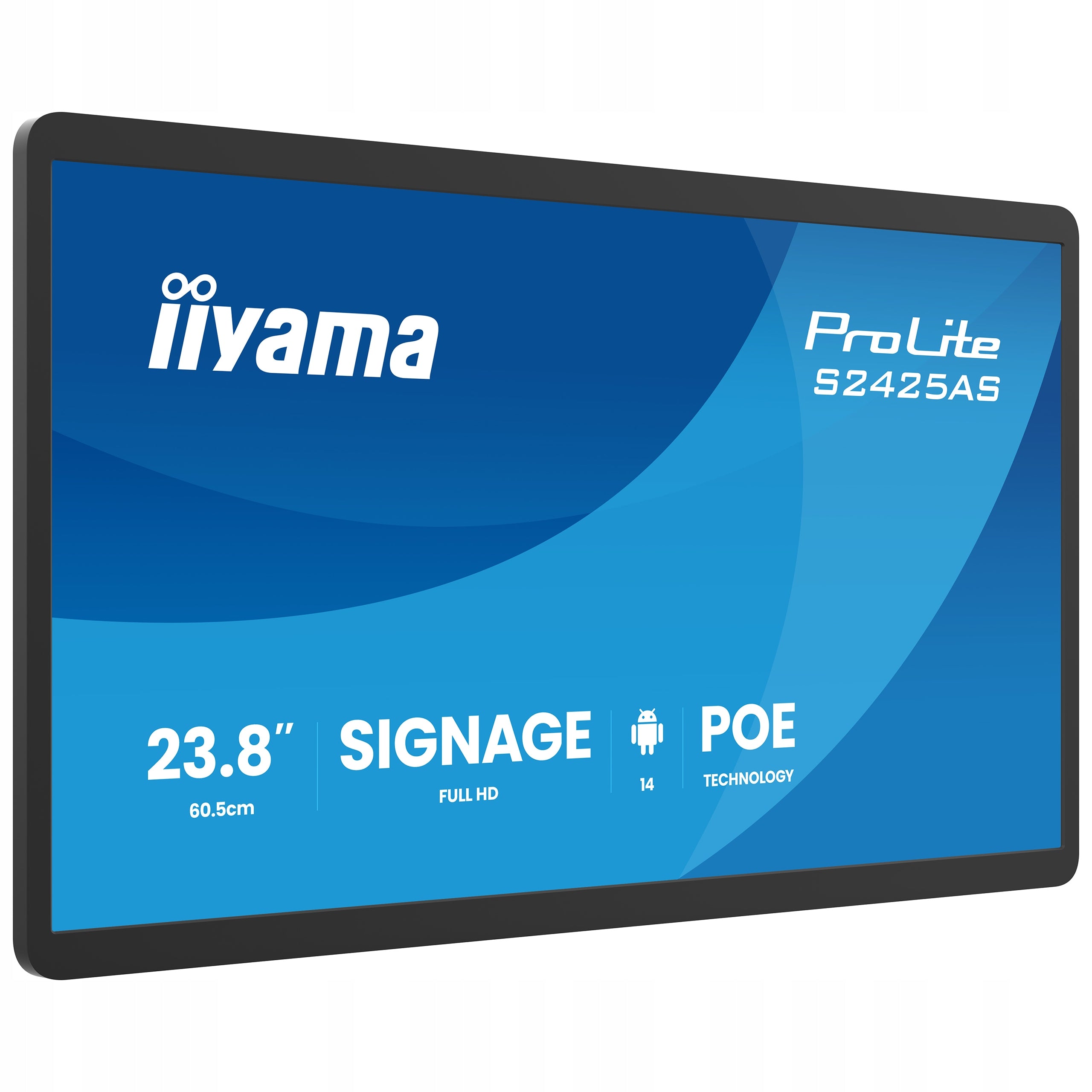 Monitor 24" iiyama ProLite S2425AS-B1P Digital Signage FHD IPS LED Android Manufacturer code S2425AS-B1P
