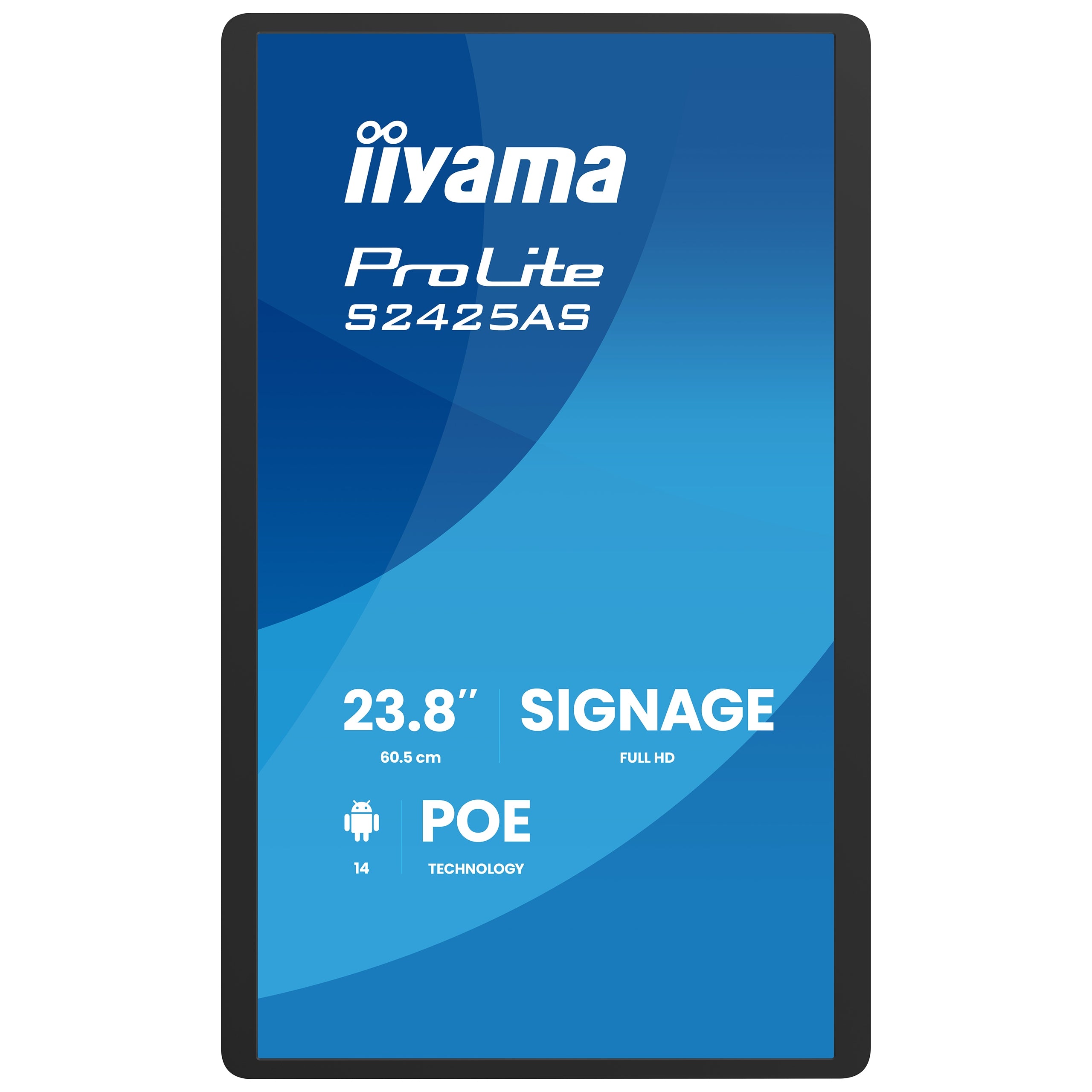 Monitor 24" iiyama ProLite S2425AS-B1P Digital Signage FHD IPS LED Android Packaging status original