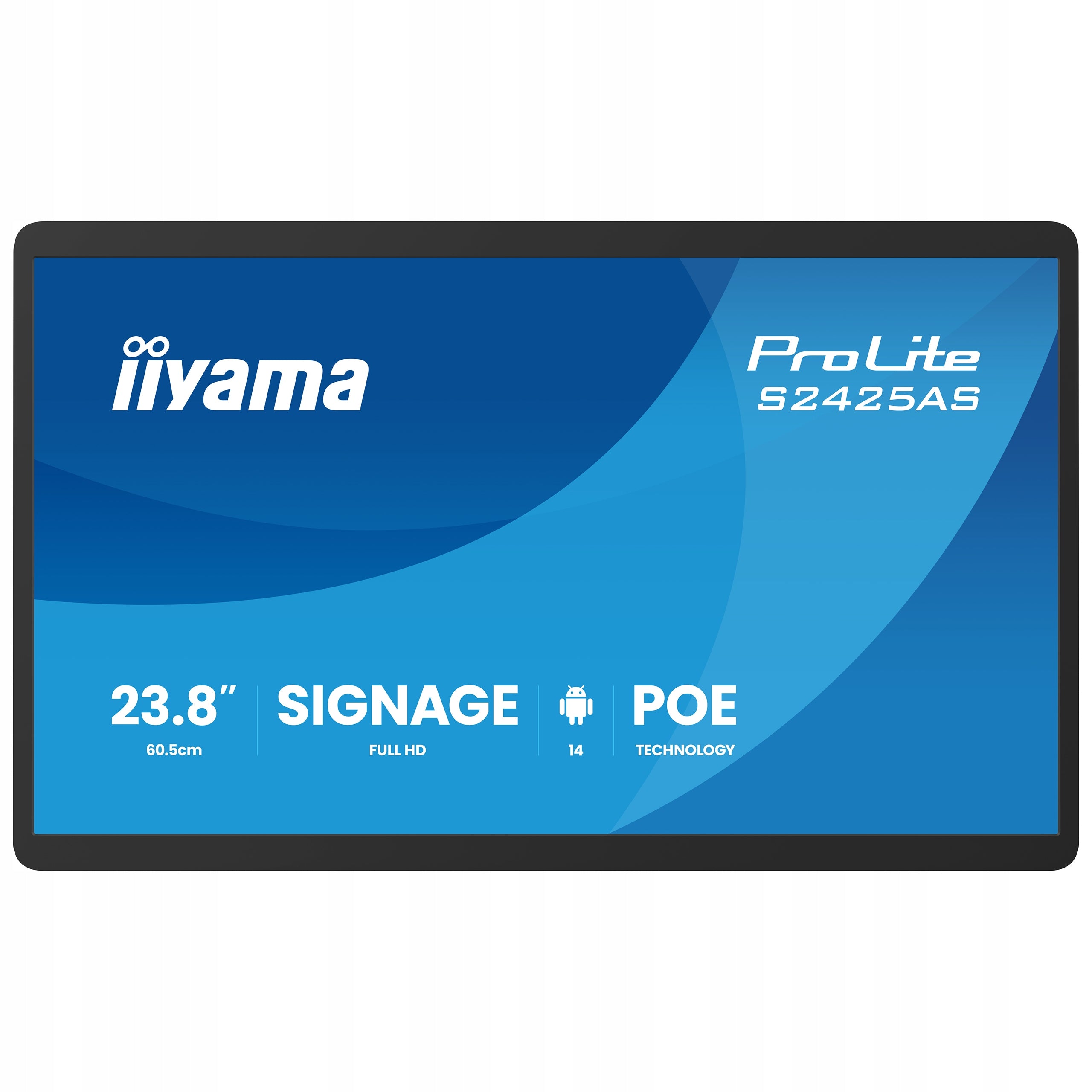Monitor 24" iiyama ProLite S2425AS-B1P Digital Signage FHD IPS LED Android