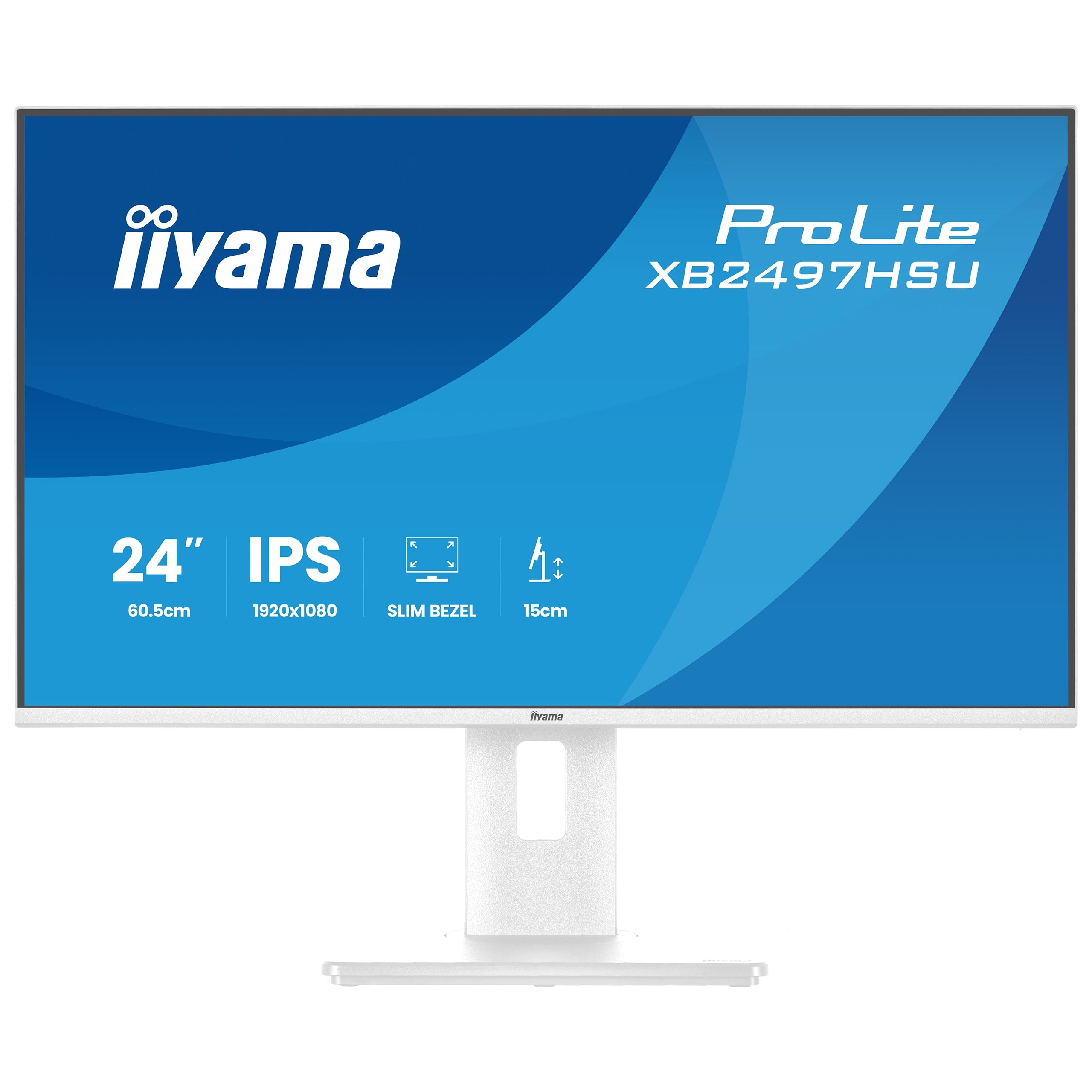 Monitor 24" iiyama ProLite XB2497HSU-W1 FHD IPS LED 120Hz 4ms HDMI DP USB-C