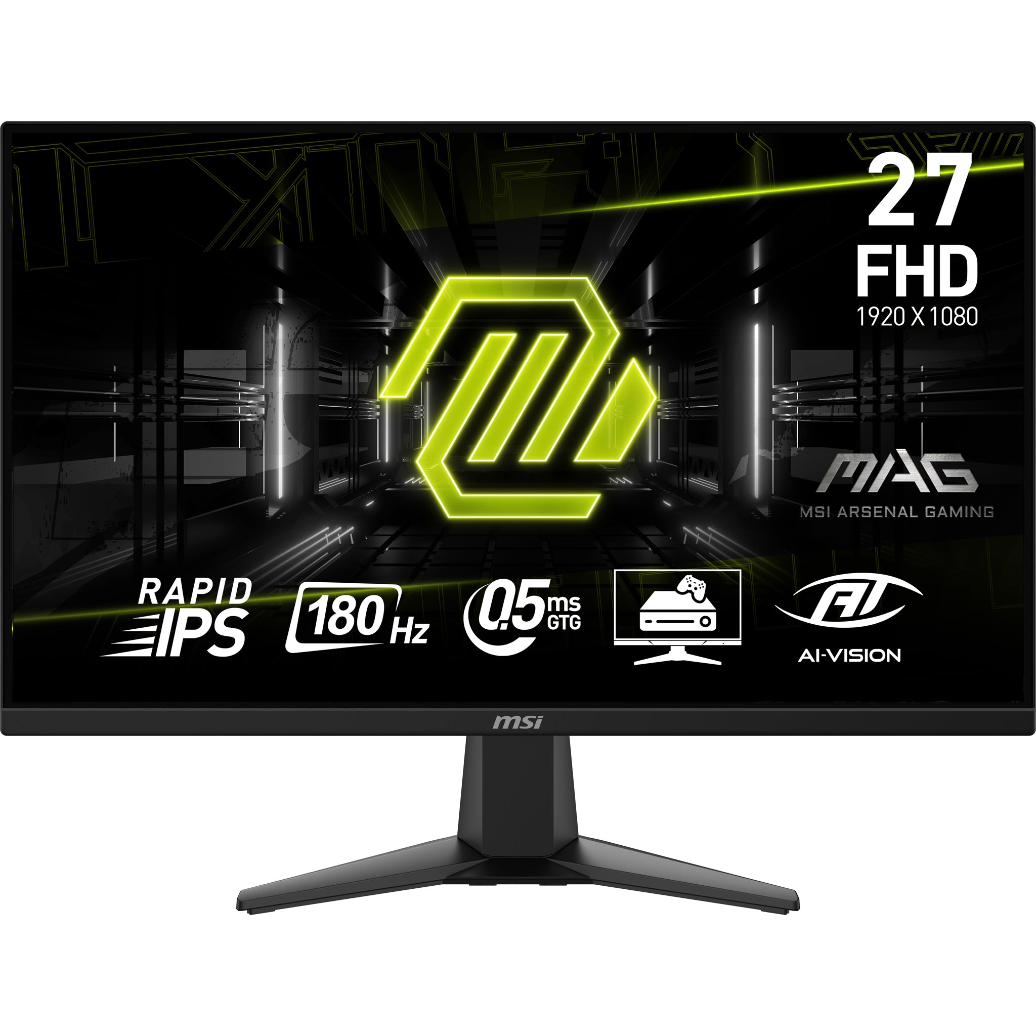 Monitor 27" MSI MAG 275F | 1920x1080 (FHD) | 180 Hz | 0,5 ms | Rapid