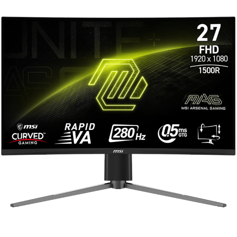 Monitor 27" MSI MAG 276CPXF | 1920x1080 (FHD) |280Hz| 0,5ms | VA | 1500R