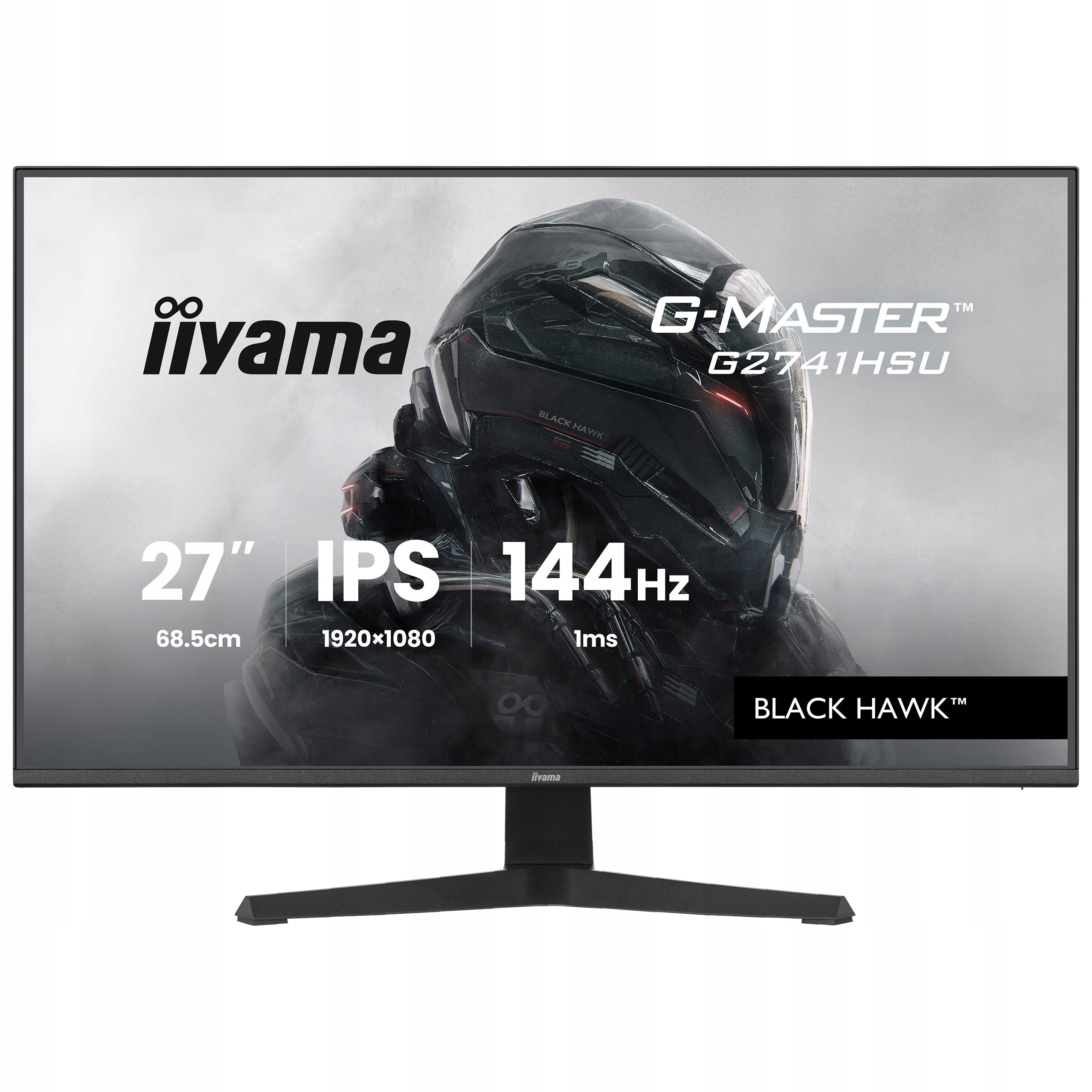 Monitor 27" iiyama G-Master G2741HSU-B1 FHD IPS LED 144Hz 1ms HDMI DP VESA