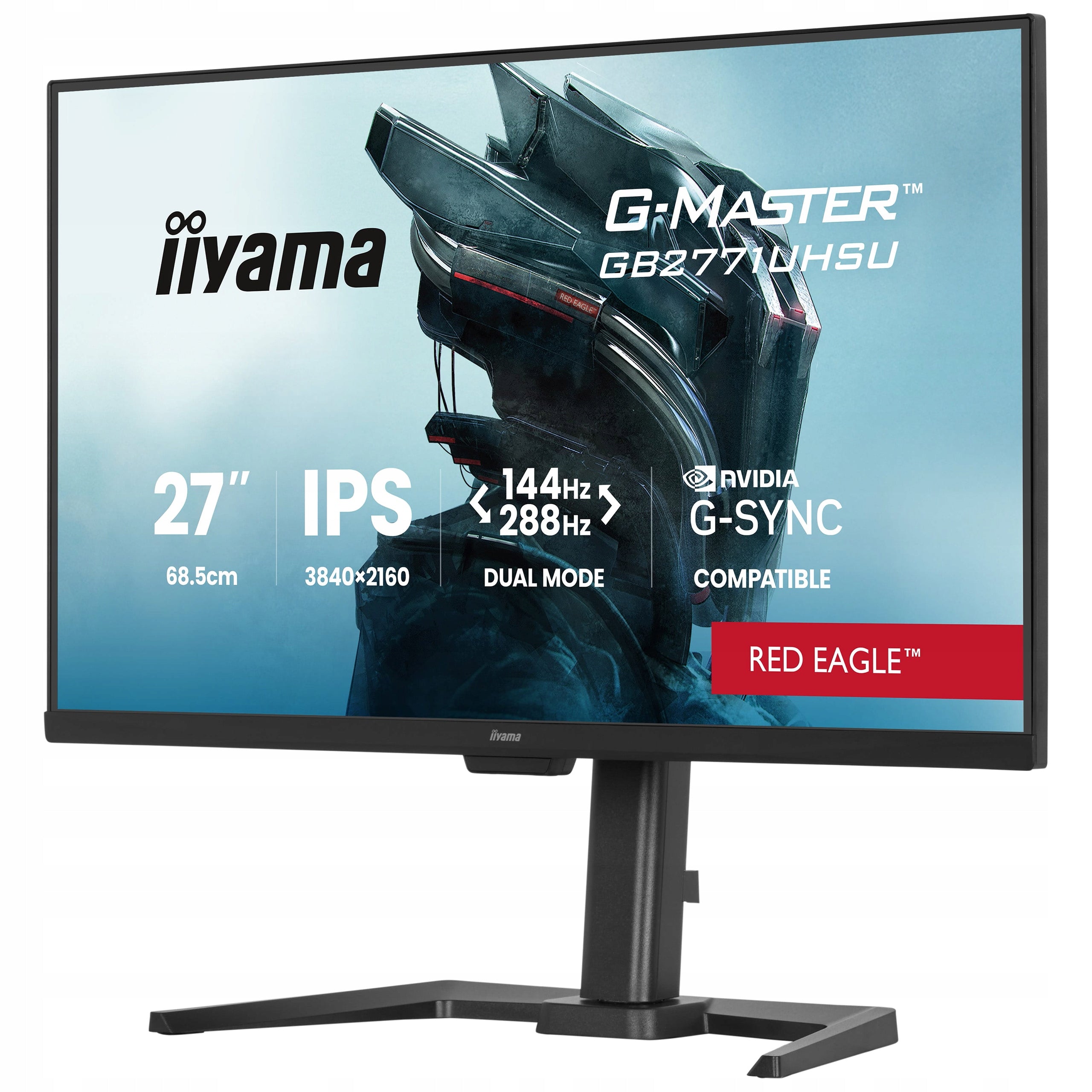 Monitor 27" iiyama G-Master GB2771UHSU-B1 4K UHD IPS LED HDR 144Hz / 288Hz Manufacturer code GB2771UHSU-B1