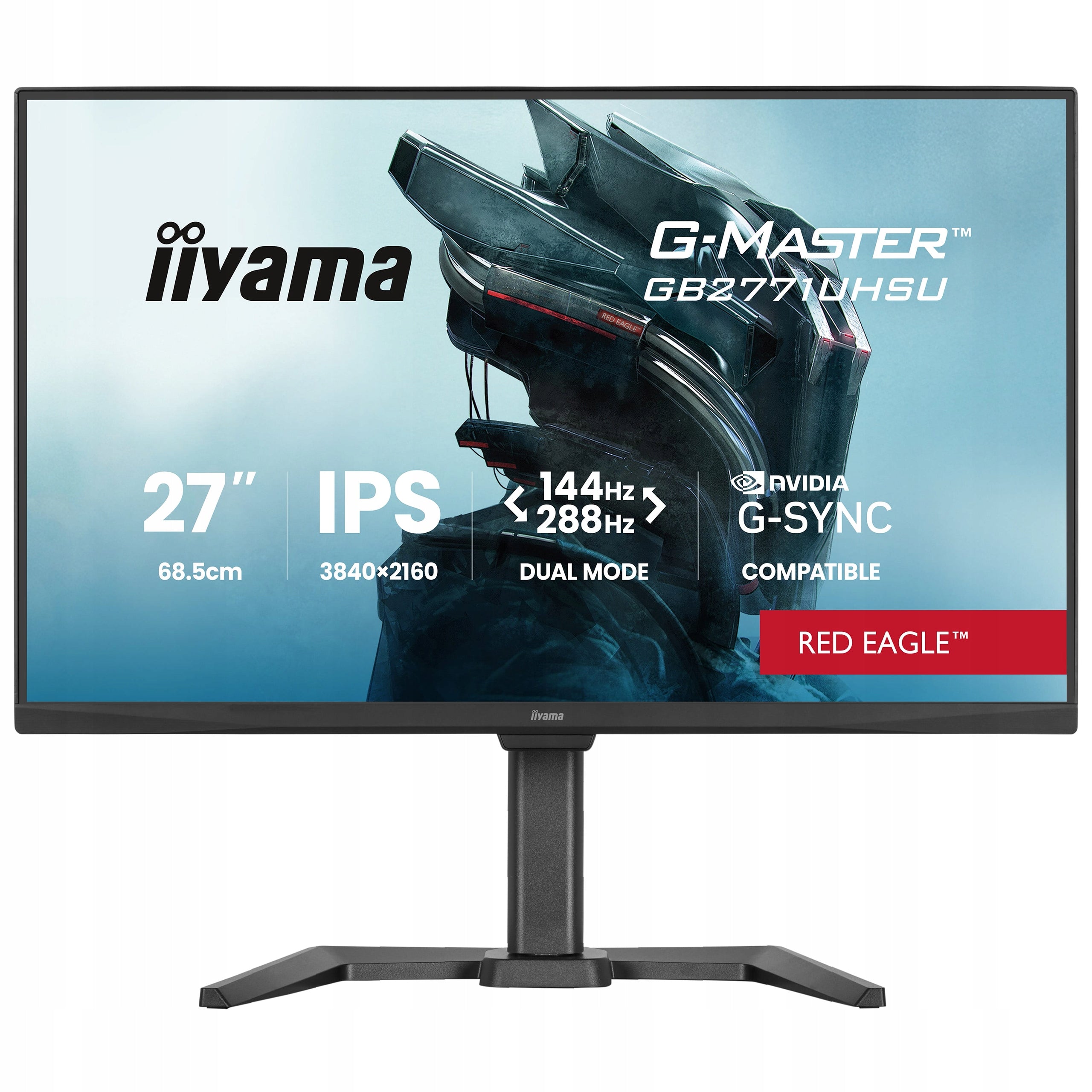 Monitor 27" iiyama G-Master GB2771UHSU-B1 4K UHD IPS LED HDR 144Hz / 288Hz