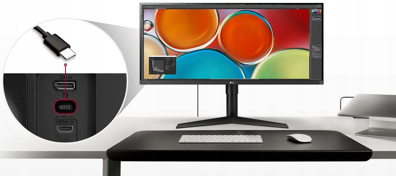 Monitor 34″ LG 34WP65G-B UltraWide 2560×1080 IPS 75Hz HDR400 USB-C Manufacturer code 34WP65G