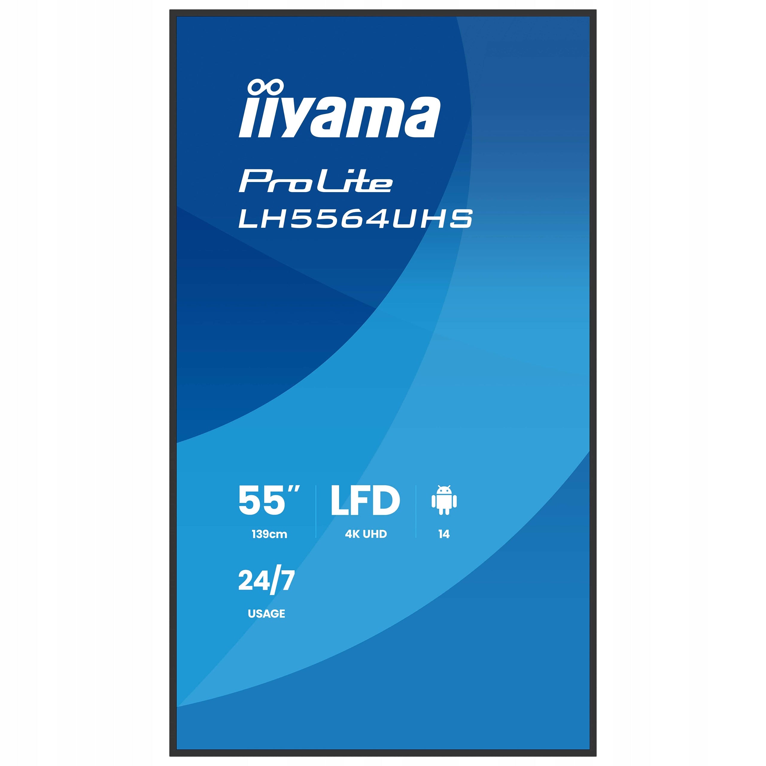 Monitor 55" iiyama ProLite LH5564UHS-B1AG Digital Signage 4K UHD VA LED USB Packaging status original
