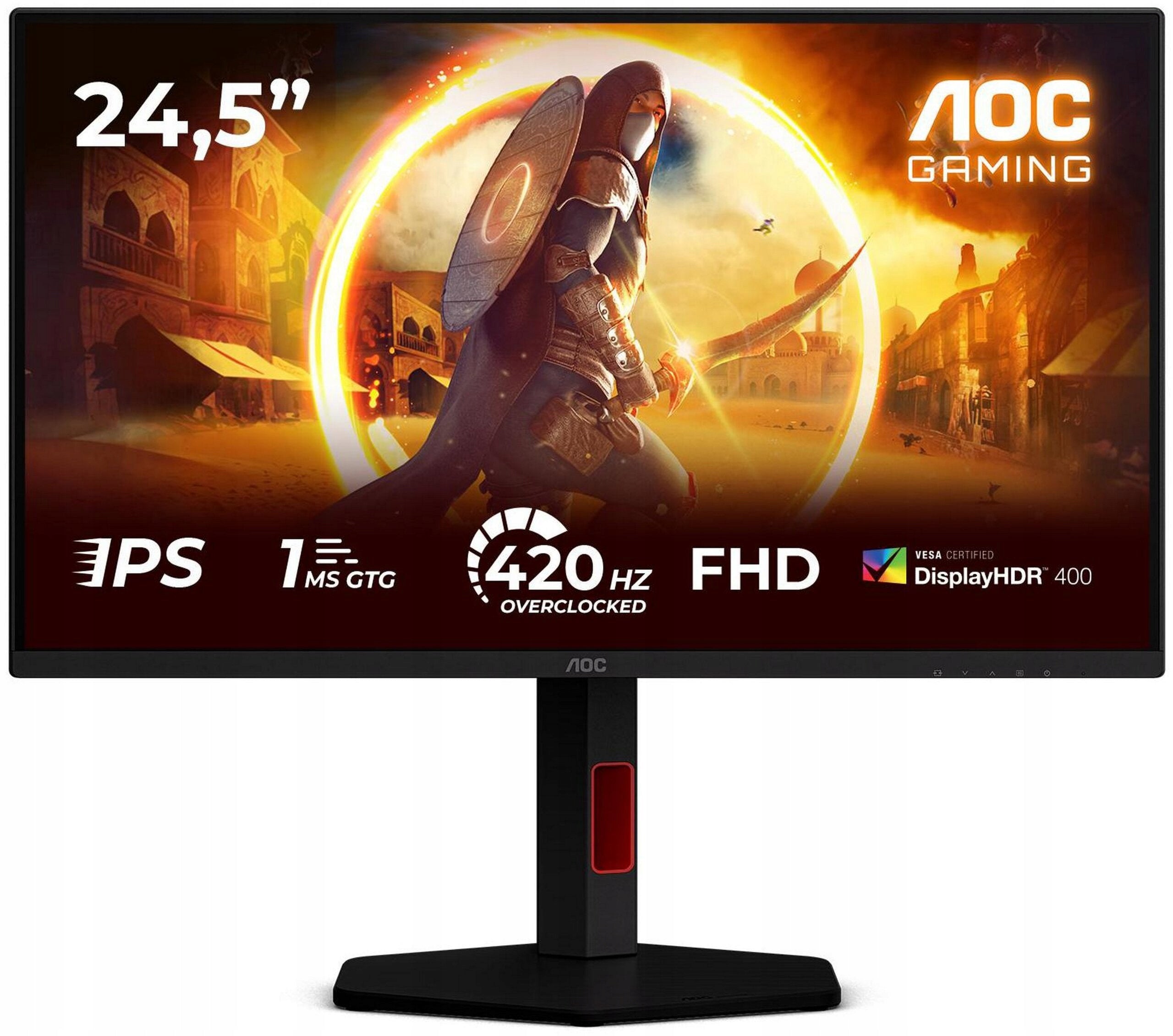 Monitor AOC 25G4KUR 420Hz 24,5'' FHD Fast IPS