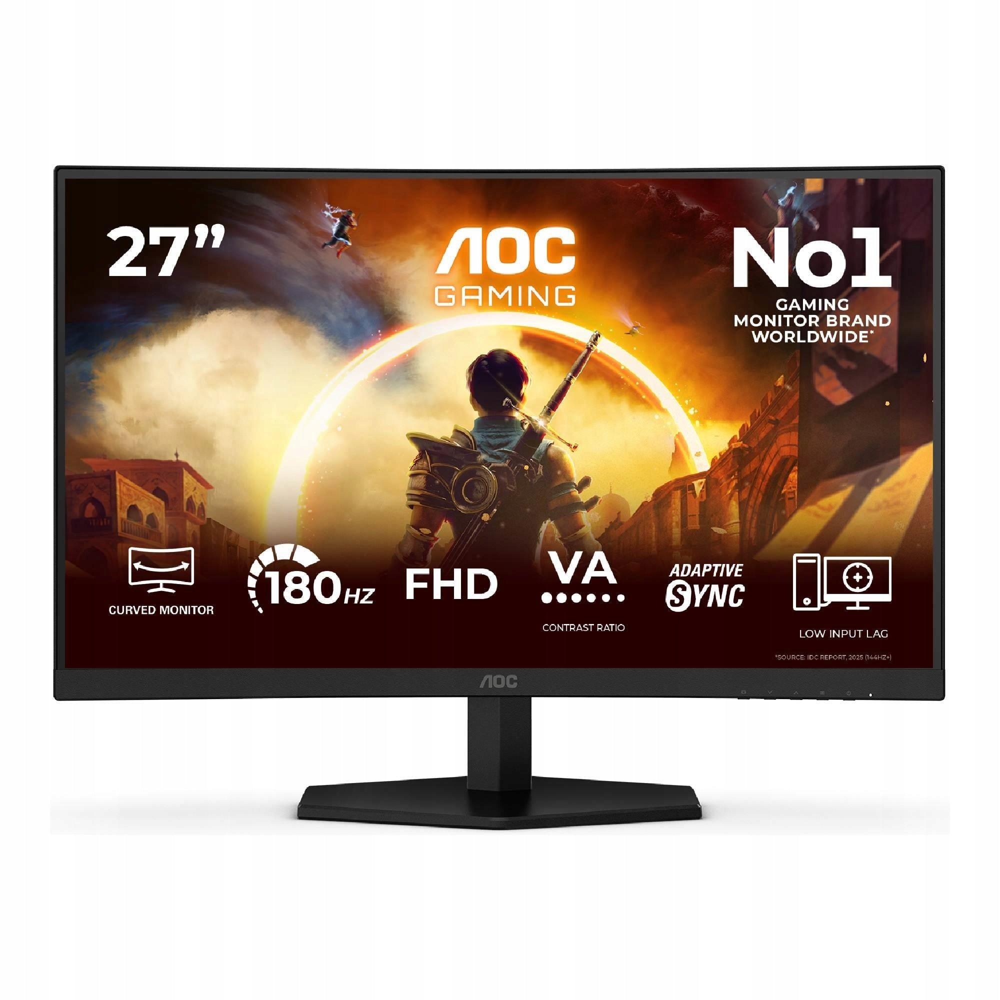 Monitor AOC C27G42FE 27 inch VA FHD 180Hz HDMI DP Curved