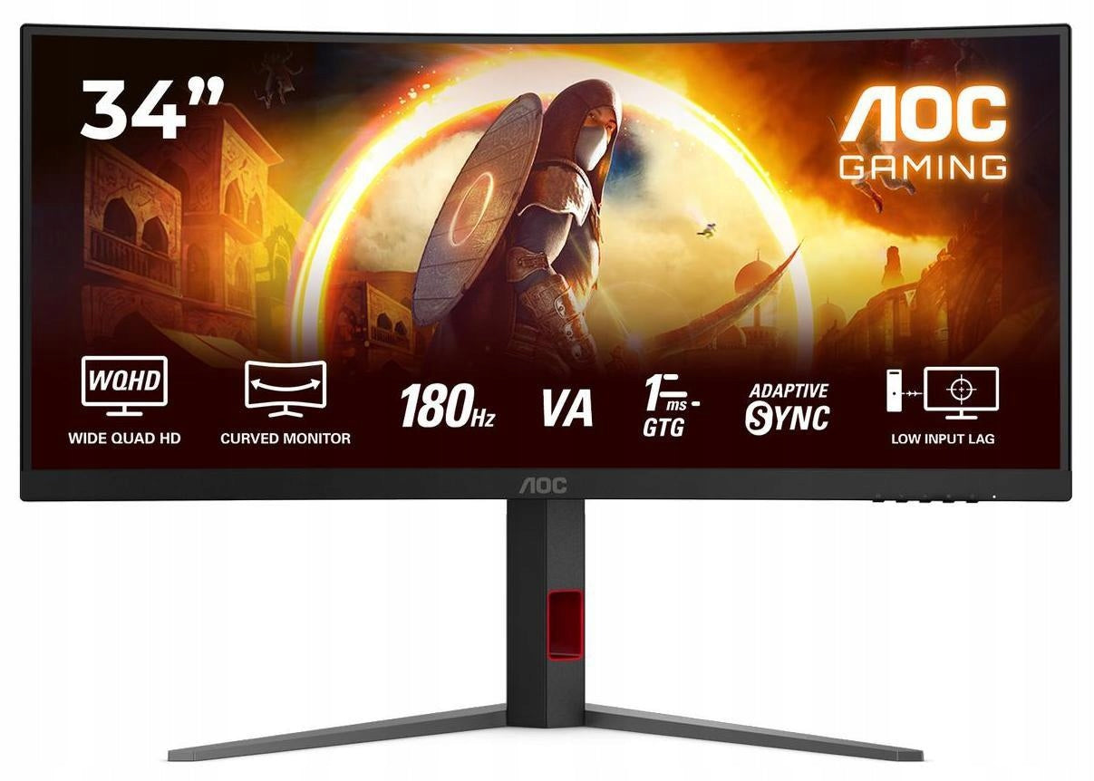 Monitor AOC CU34G4 - 34" Fast VA UWQHD 0.3ms MPRT 240Hz HDR 400