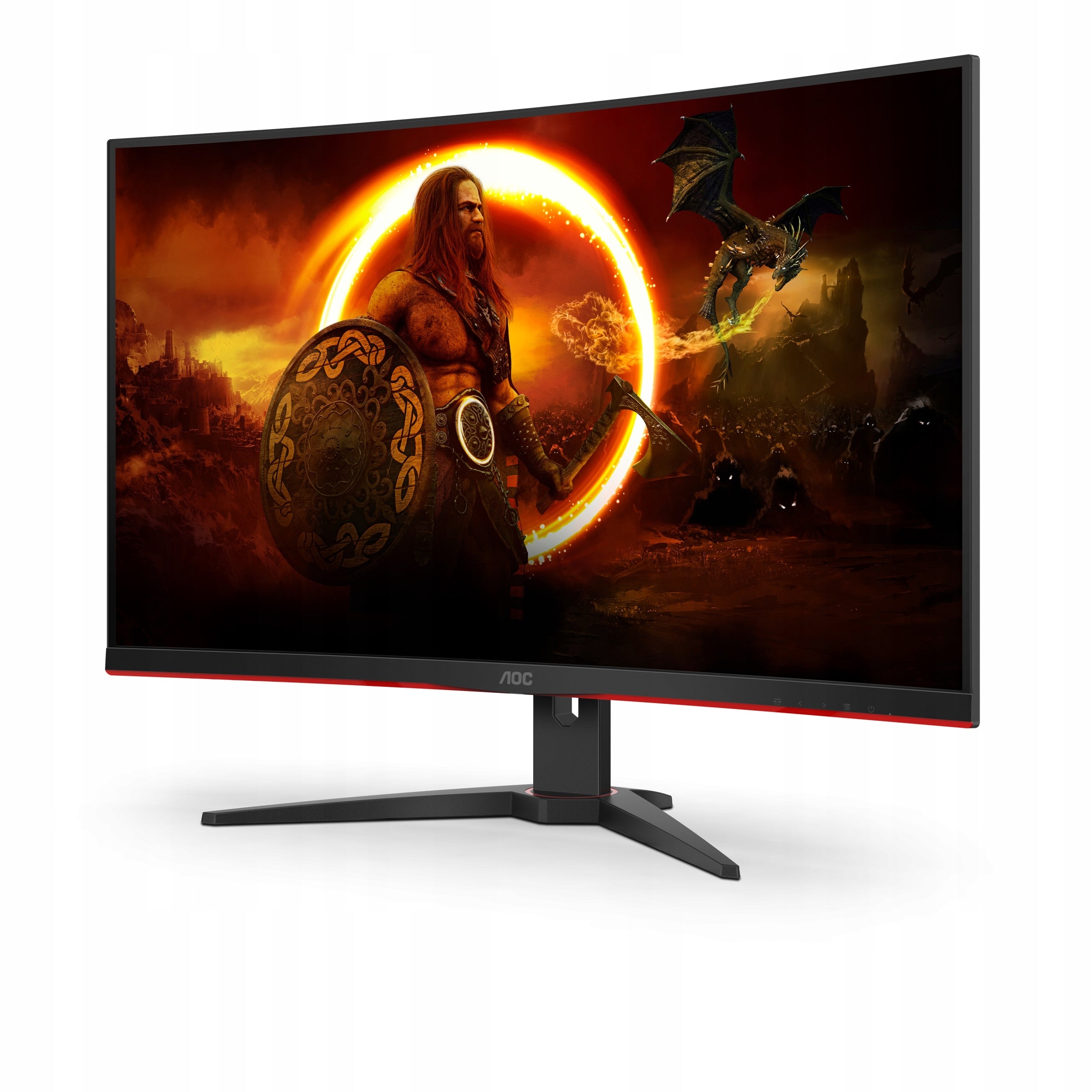 Monitor Aoc C32G2ZE/BK 31,5 " 1920 x 1080 px VA 1ms 240Hz Batteries included no