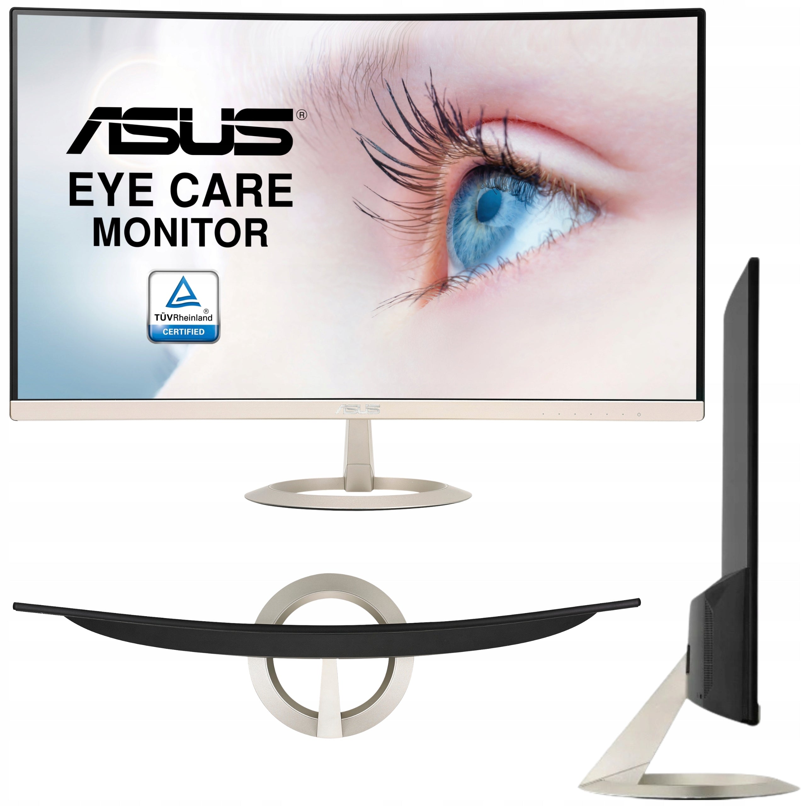 Monitor Curved Full HD LED Monitor Asus VZ27VQ; 27" 1920 x 1080 px VA