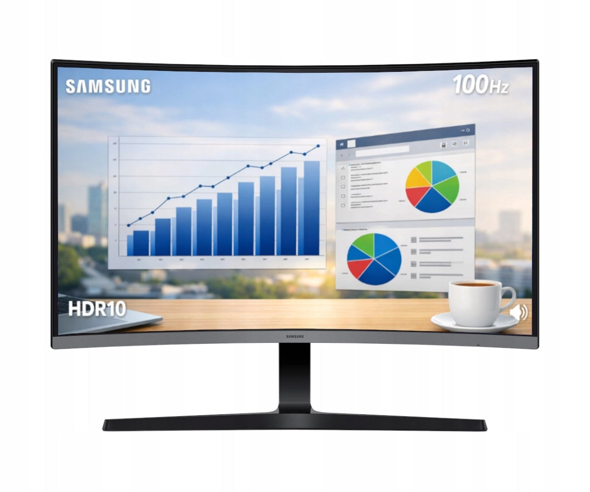 Monitor Curved Samsung LS27D396GAUXEN 27" FullHD HDMI VGA HDR Speakers