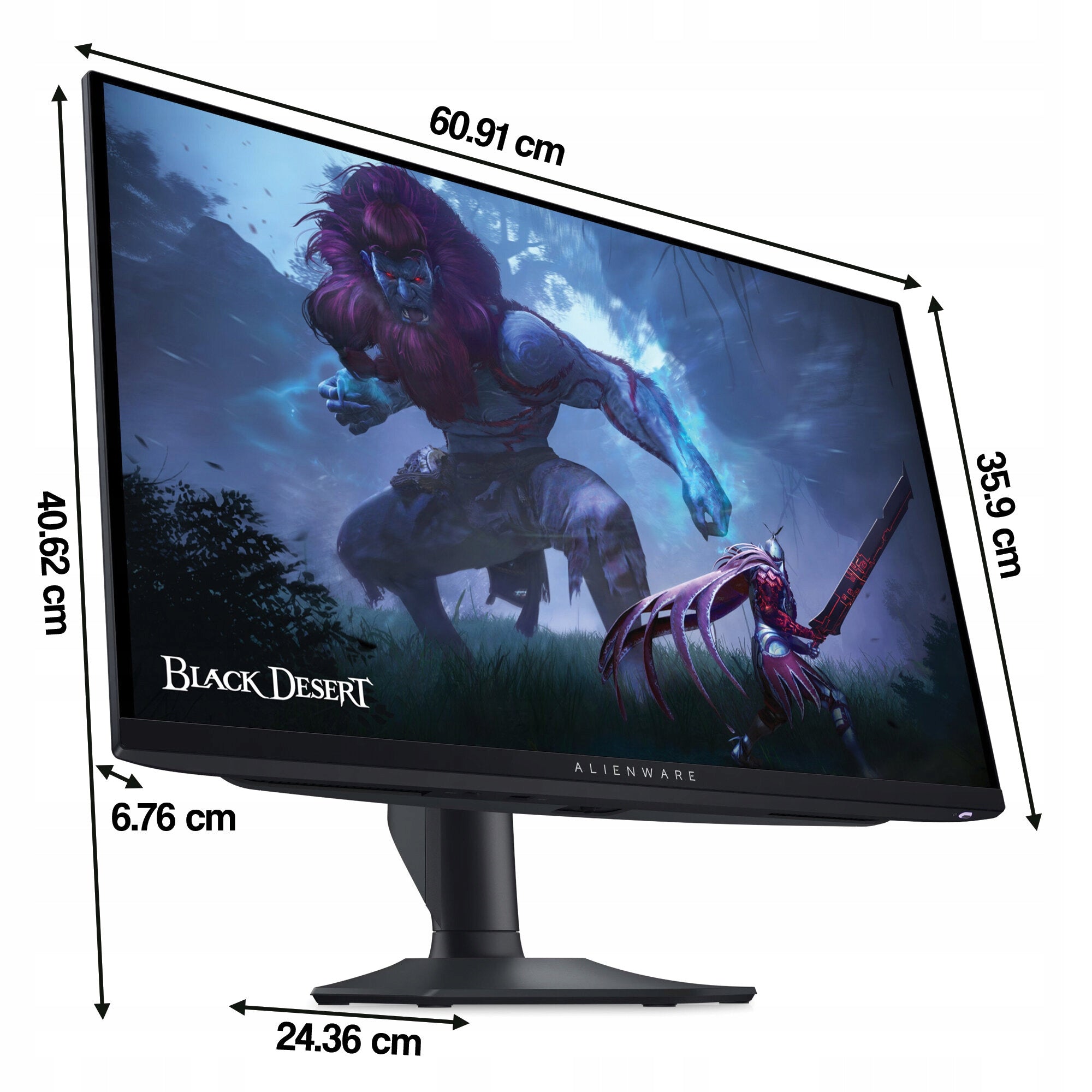 Monitor DELL Alienware AW2725DF 26.7" 2560x1440px 360Hz 0.03 ms Manufacturer code B0BCXJ7XXM